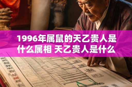 详细阅读:1996年属鼠的天乙贵人是什么属相 天乙贵人是什么意思 1996年属鼠的天乙贵人是什么属相 天乙贵人是什么意思