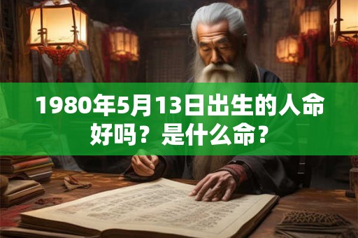 1980年5月13日出生的人命好吗？是什么命？