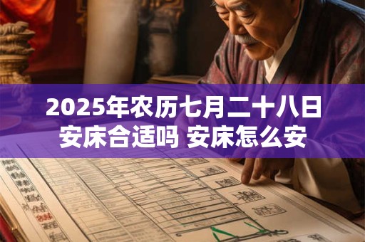 2025年农历七月二十八日安床合适吗 安床怎么安