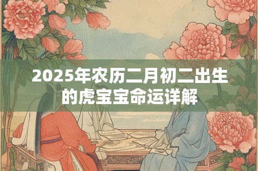 2025年农历二月初二出生的虎宝宝命运详解