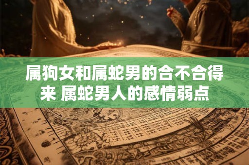 属狗女和属蛇男的合不合得来 属蛇男人的感情弱点