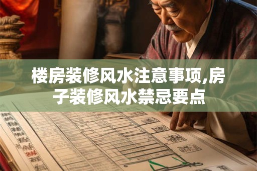 楼房装修风水注意事项,房子装修风水禁忌要点 楼房装修风水注意事项,房子装修风水禁忌要点