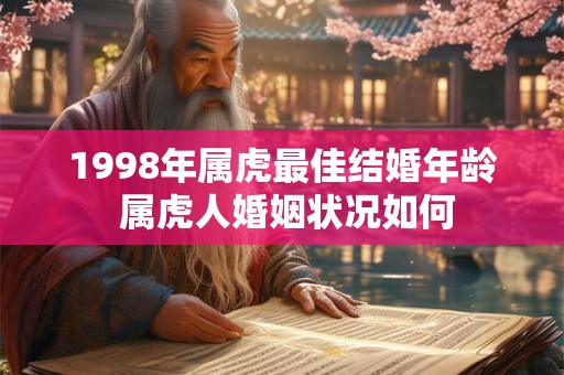 1998年属虎最佳结婚年龄 属虎人婚姻状况如何
