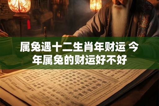 属兔遇十二生肖年财运 今年属兔的财运好不好