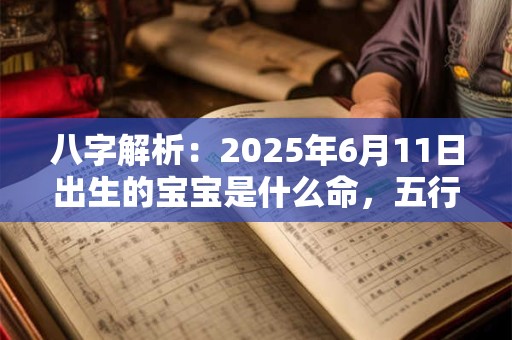 八字解析：2025年6月11日出生的宝宝是什么命，五行缺什么