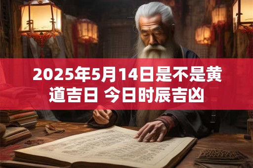 2025年5月14日是不是黄道吉日 今日时辰吉凶