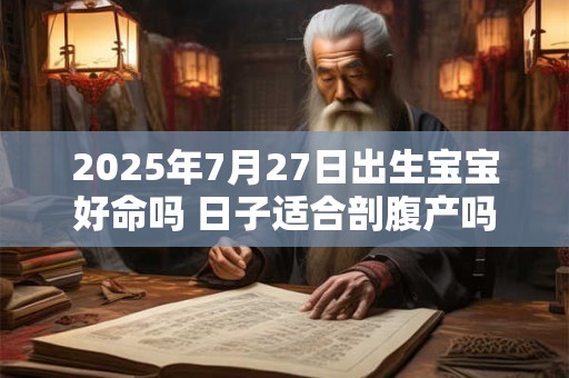 2025年7月27日出生宝宝好命吗 日子适合剖腹产吗