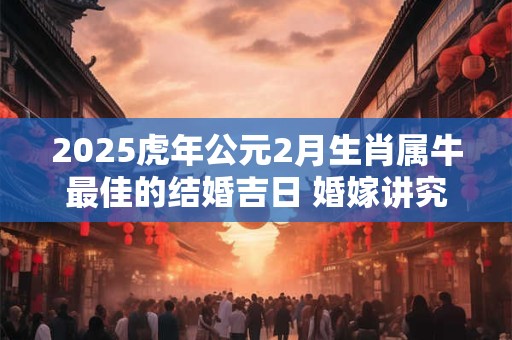 2025虎年公元2月生肖属牛最佳的结婚吉日 婚嫁讲究事项