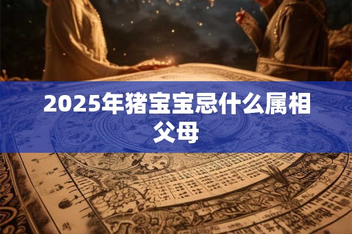 2025年猪宝宝忌什么属相父母