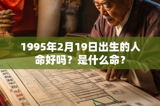 1995年2月19日出生的人命好吗？是什么命？