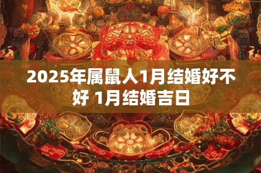 2025年属鼠人1月结婚好不好 1月结婚吉日 2025年属鼠人1月结婚好不好 1月结婚吉日