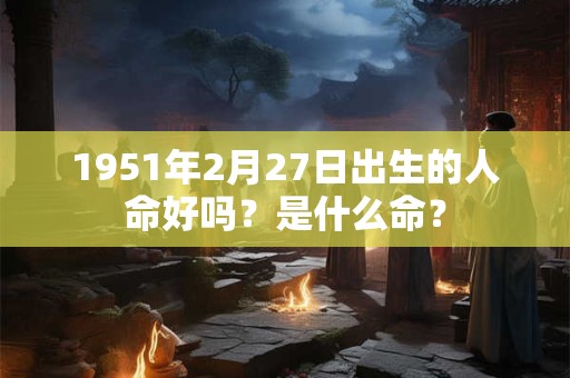 详细阅读:1951年2月27日出生的人命好吗?是什么命? 1951年2月27日出生的人命好吗?是什么命?