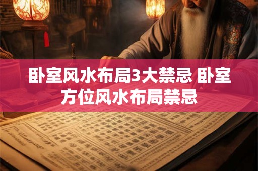 卧室风水布局3大禁忌 卧室方位风水布局禁忌