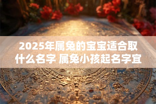 2025年属兔的宝宝适合取什么名字 属兔小孩起名字宜用推荐
