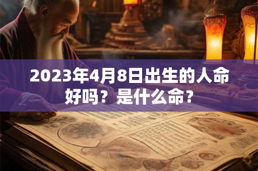 2023年4月8日出生的人命好吗？是什么命？