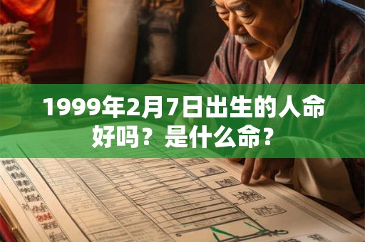 1999年2月7日出生的人命好吗？是什么命？