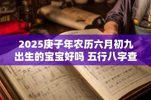 2025庚子年农历六月初九出生的宝宝好吗 五行八字查询