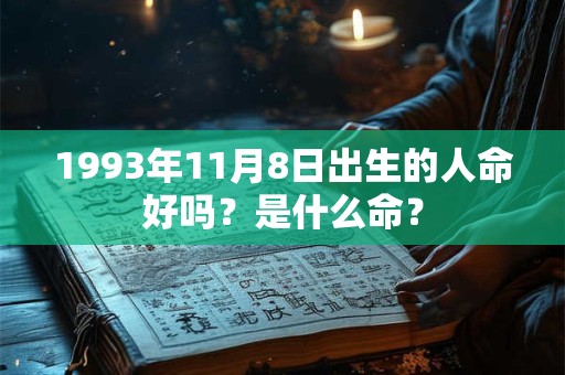 1993年11月8日出生的人命好吗？是什么命？