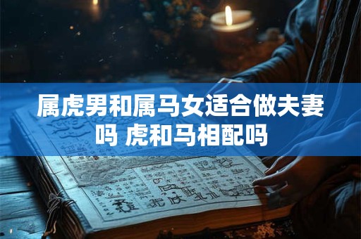 属虎男和属马女适合做夫妻吗 虎和马相配吗