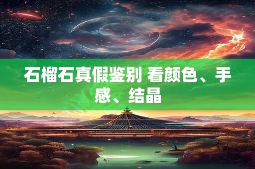 石榴石真假鉴别 看颜色、手感、结晶