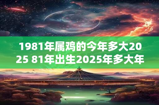 1981年属鸡的今年多大2025 81年出生2025年多大年龄