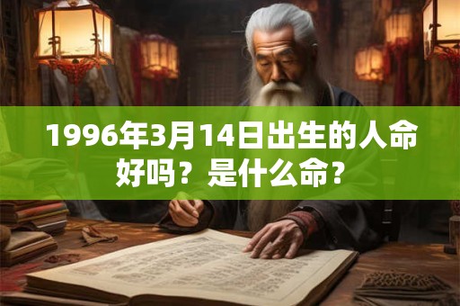 1996年3月14日出生的人命好吗？是什么命？