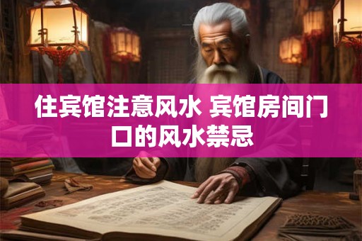 住宾馆注意风水 宾馆房间门口的风水禁忌