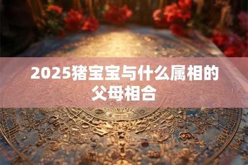 2025猪宝宝与什么属相的父母相合