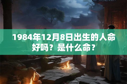 1984年12月8日出生的人命好吗？是什么命？