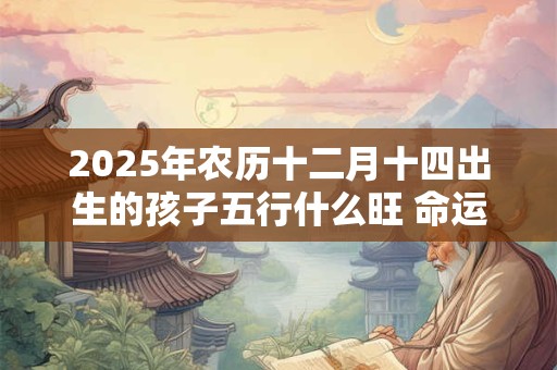 2025年农历十二月十四出生的孩子五行什么旺 命运怎么样