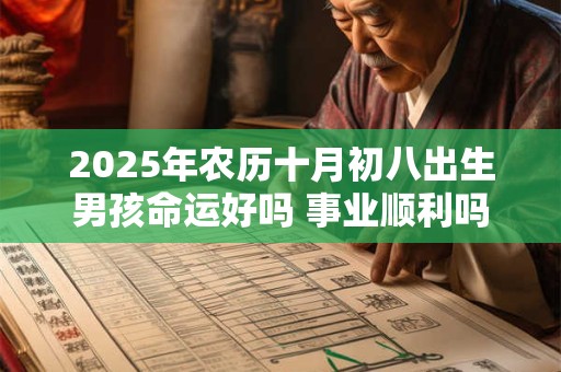 2025年农历十月初八出生男孩命运好吗 事业顺利吗
