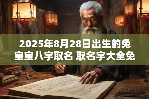 详细阅读:2025年8月28日出生的兔宝宝八字取名 取名字大全免费查询 2025年8月28日出生的兔宝宝八字取名 取名字大全免费查询