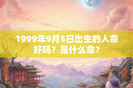 1999年9月5日出生的人命好吗？是什么命？