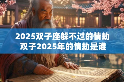 2025双子座躲不过的情劫 双子2025年的情劫是谁