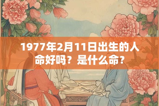 1977年2月11日出生的人命好吗？是什么命？