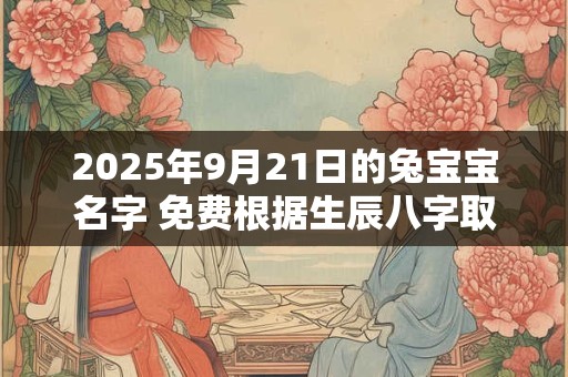 2025年9月21日的兔宝宝名字 免费根据生辰八字取名