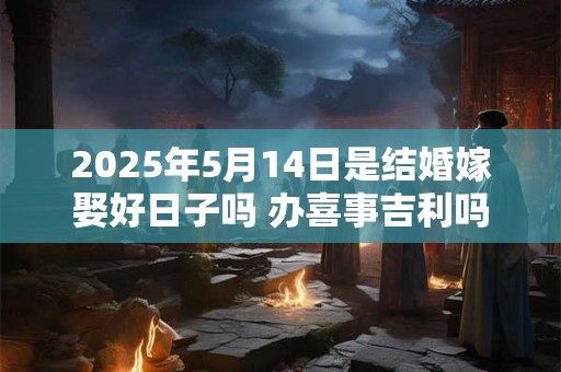 2025年5月14日是结婚嫁娶好日子吗 办喜事吉利吗