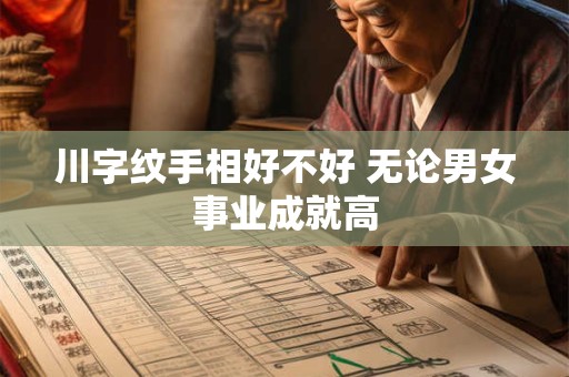 川字纹手相好不好 无论男女事业成就高