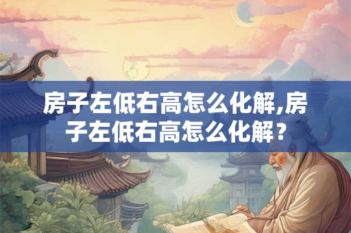 房子左低右高怎么化解,房子左低右高怎么化解？