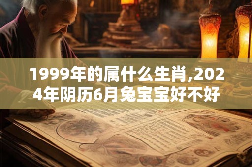 1999年的属什么生肖,2024年阴历6月兔宝宝好不好