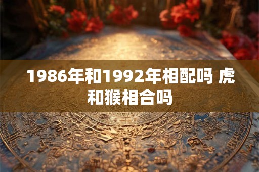 1986年和1992年相配吗 虎和猴相合吗