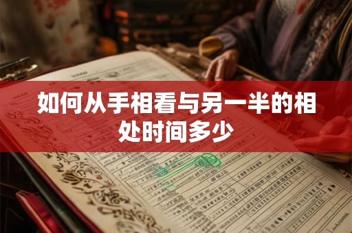 如何从手相看与另一半的相处时间多少