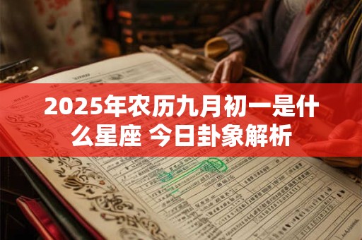 2025年农历九月初一是什么星座 今日卦象解析