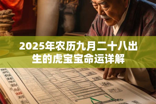 2025年农历九月二十八出生的虎宝宝命运详解