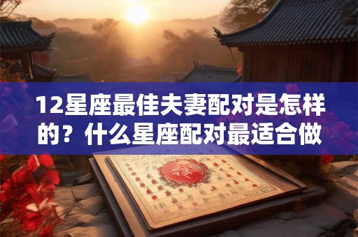 12星座最佳夫妻配对是怎样的？什么星座配对最适合做夫妻？