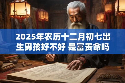 2026年农历十二月初七出生男孩好不好 是富贵命吗