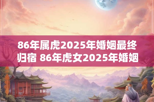 86年属虎2025年婚姻最终归宿 86年虎女2025年婚姻运势