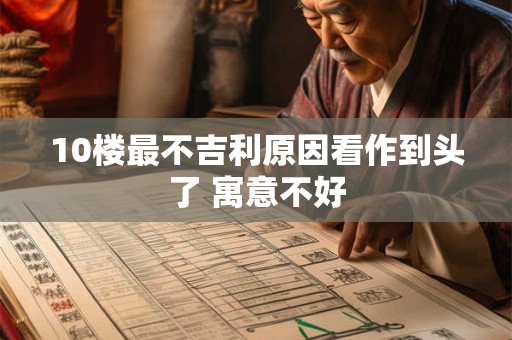 10楼最不吉利原因看作到头了 寓意不好