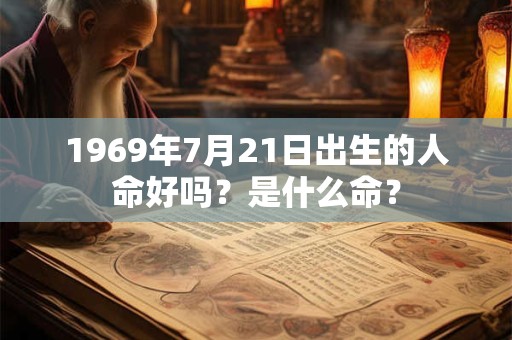 1969年7月21日出生的人命好吗？是什么命？