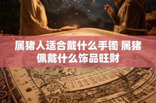 属猪人适合戴什么手镯 属猪佩戴什么饰品旺财